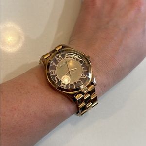 Marc Jacobs Rose Gold Oversized Watch